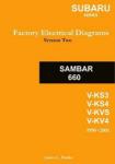 Subaru Sambar English Factory Electrical Diagrams