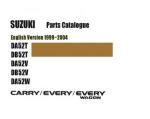 Suzuki Carry & Every English Parts Manual 1999~2004