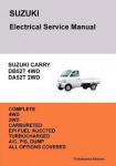 SUZUKI CARRY TRUCK Electrical Service Manual DB52T DA52T